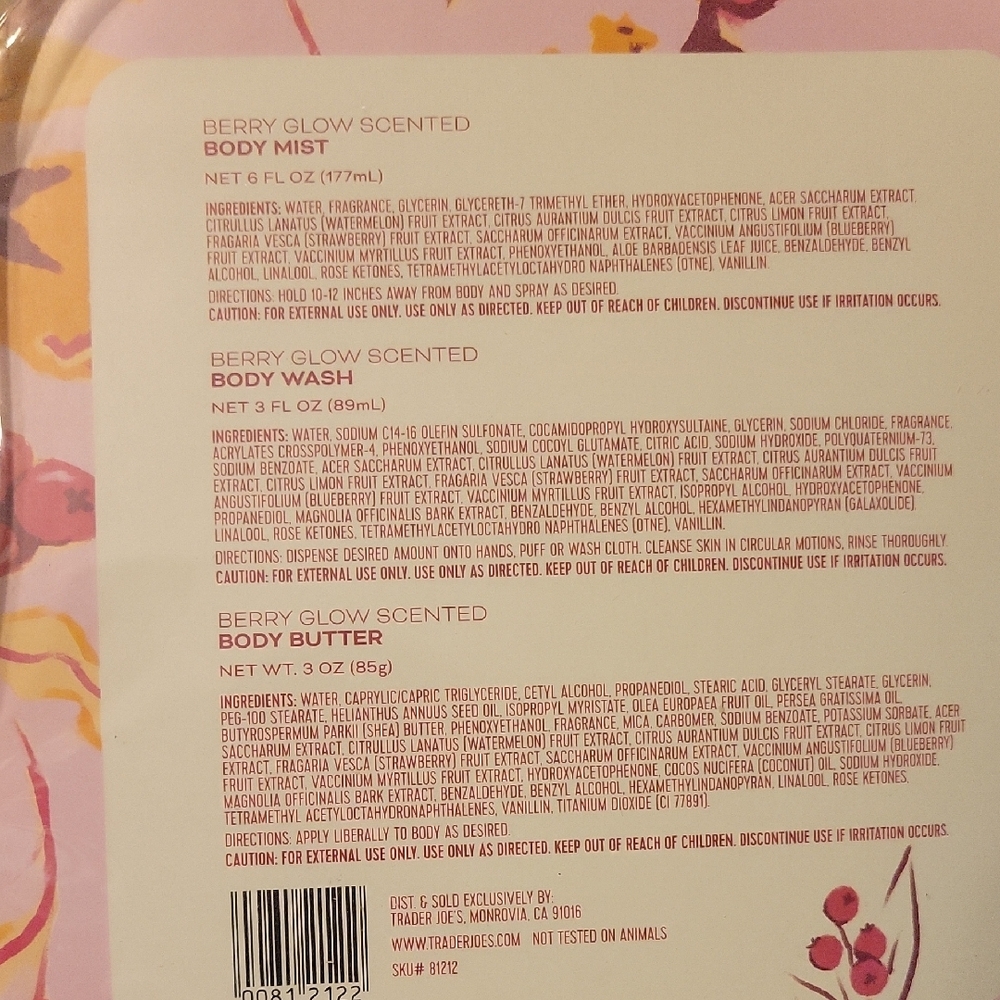 Berry Glow Body Set - Pink - Picture 3 of 3